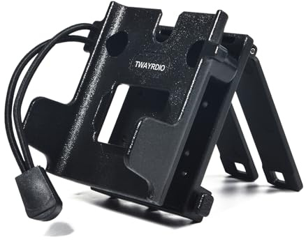 TWAYRDIO Handheld Radio Holster Holder w/Molle Attachment Clip for 1.75/2/2.25'' Belts, Tactical Vests, Backpacks, Universal Two Way Radio Case for Motorola Kenwood Baofeng Yaesu HT Walkie Talkies