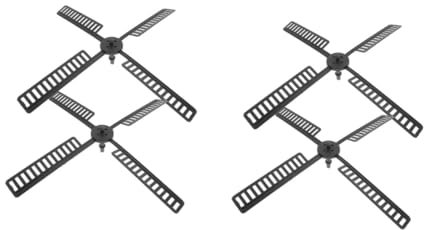 LIOOBO Kunststoff Windmühlenblätter 2 Stück 20-5 cm Für Garten-Dekoration – Ersatzteile Für Außenwindmühlen Ideal Für Rasen Und Terrasse Langlebig Und Wetterfest