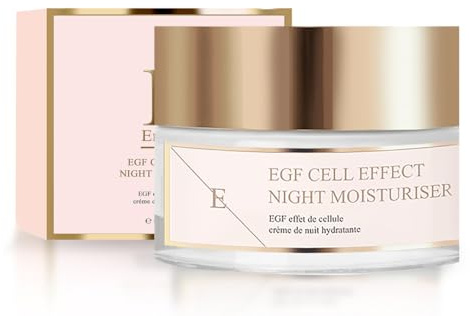 EGF Cell Effect Night Moisturiser, Anti-Ageing Cream, Hydrating and Smoothing Formula, 50ml