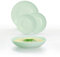 Luminarc Apy Paradise Verde Vajilla Opal 18 Piezas - 6 Personas Opal Apto Microondas Apto Frigorífico Apilable
