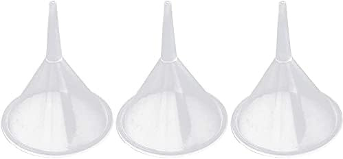3 Pcs Clear Mini funnel, Suitable for Thin Bottle Neck Bottles, Practical Design Kitchen Tools and Gadgets