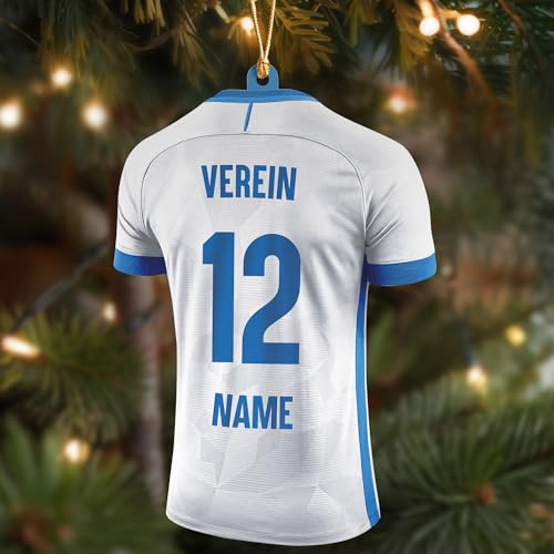Hamburg XXL Weihnachtsbaumschmuck - Hamburg Fanartikel personalisierte Weihnachtskugeln, Hamburger Fan Christbaumschmuck, Hamburger Weihnachtsdeko - HH Geschenke für Männer, Geschenke für Fans