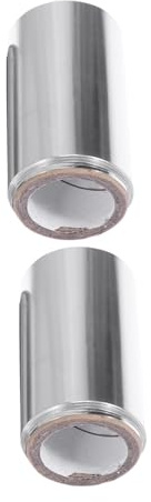 OSOLADY 2 Rollen Aluminiumfolie Haarfärbefolie mit Geprägter Struktur Silber Friseur Zubehör für Strähnchen Balayage und Blondierung Hitzebeständig für Professionelle und Private