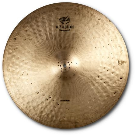 Zildjian K Constantinople Series - 22 Inch Medium Ride Cymbal | Deep dark wash, traditional hand-hammered character, warm articulate stick feel, suits jazz and big band drummers