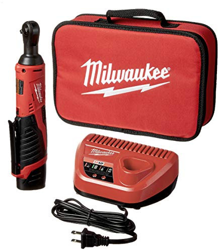 Milwaukee 2456-21 M12 Cordless 1/4 Lithium-Ion Ratchet Kit