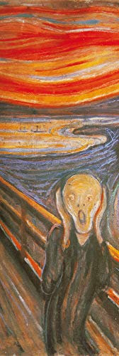 1art1 Edvard Munch Poster Der Schrei, 1893 Kunstdruck Bild 158x53 cm