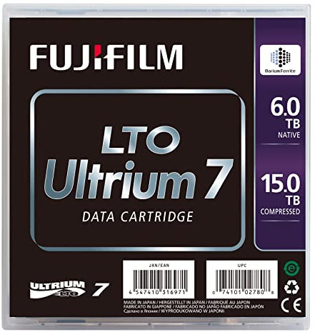LTO 7 Fuji BaFe 6 TB / 15 TB Barium Ferrite Tape