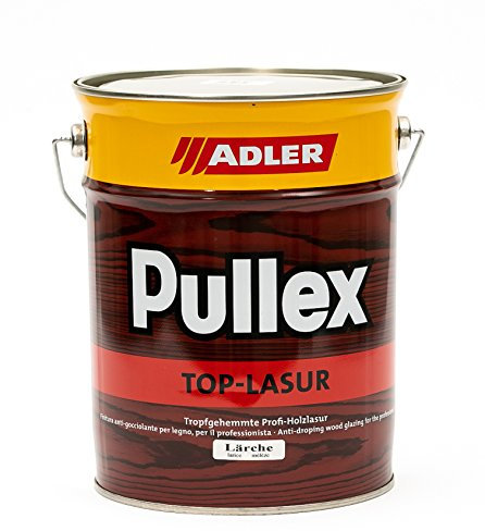 ADLER Pullex Top-Lasur - 5 L Kastanie - Tropfgehemmte Holzlasur in Profi-Qualität für Holz außen - Lasur in verschiedenen Holzfarbtönen