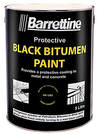 Barrettine Black Bitumen Paint 5L