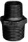 Georg Fischer +GF+ Temperguss Fitting, Schwarz, NR. 245 21/2 X 11/2 N8, Reduziert, Doppelnippel