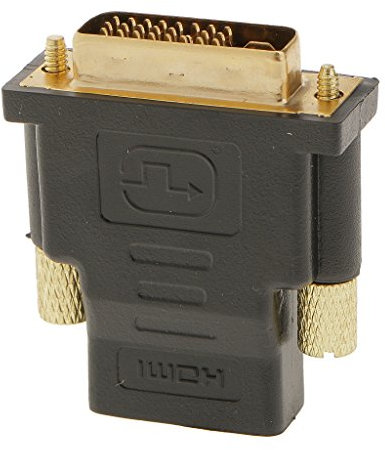 Adaptador Macho a HDMI Hembra Estándar para HDTV DVI-I Dual Link Enlace (24+5 pin)