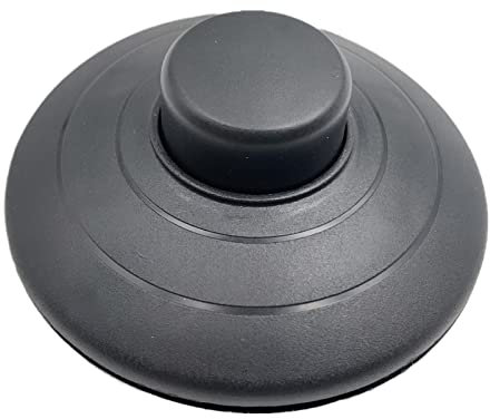 Lampada in linea con pulsante da piede, nero, E305