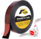 Flexible Magnetic Tape - 2,5 cm x 3 m Magnetic Strip with Strong Self Adhesive - Ideal Magnetic Roll for Craft and DIY Projects - Sticky Magnets for Fridge and Dry Erase Board