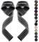 Fitgriff® Zughilfen (gepolstert) für Krafttraining, Bodybuilding, Fitness - Kreuzheben Gurte - Lifting Straps - für Frauen und Männer (Grey)