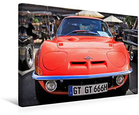 Premium Textil-Leinwand 45 x 30 cm Quer-Format Deutsche Youngtimer vom Frankfurter Taxifahrer Petrus Bodenstaff, Leinwanddruck von Petrus Bodenstaff