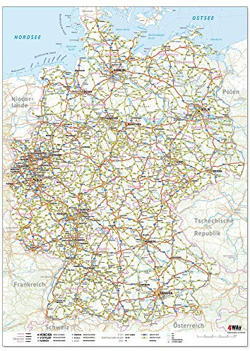 Wandkalender Wandplaner verschiedene Formate 2020, 2021, 2022 (XXL Deutschlandkarte abwischbar, 3)
