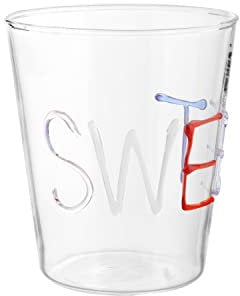 KASANOVA bicchiere acqua con scritta Sweet Acqua,Tavola