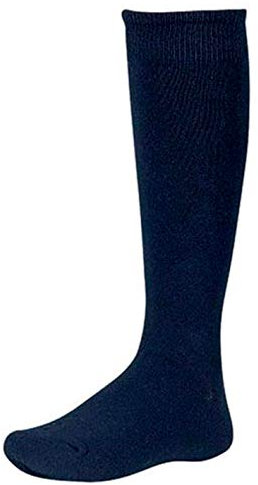 YSABEL MORA Pack 6 Pares Calcetines Escolares Largos (10, Marino)