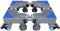KOLENSA Washing Machine Refrigerator Stand Universal Adjustable and Movable Furniture Base，Telescopic Wheel Slide Brake Lift Mobile Brackets For Heavy Appliances Like Washers, Refrige and Dryers