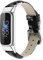 Echtes Lederarmband, kompatibel mit Fitbit Luxe-Armband, verstellbares Leder-Sport-Ersatz-Uhrenarmband, Armband für Luxus-Aktivitätstracker, Damen und Herren, Large,
