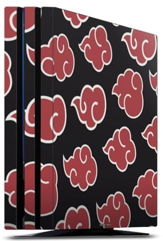 DeinDesign Autocollant Compatible avec Sony Playstation 4 Pro Sticker Film Autocollant Naruto Shippuden Motif Akatsuki