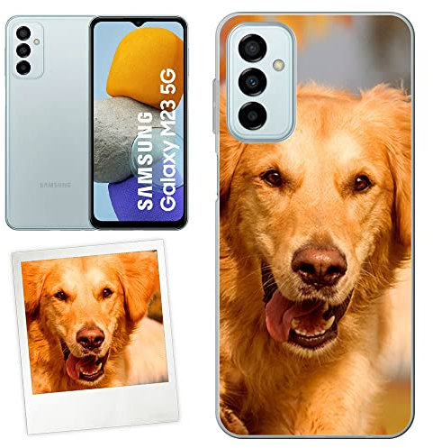 Movilshop Personnalisez votre Coque [Samsung Galaxy M23 5G] en Silicone Souple Transparent Coque Case Cover en Gel TPU pour Smartphone