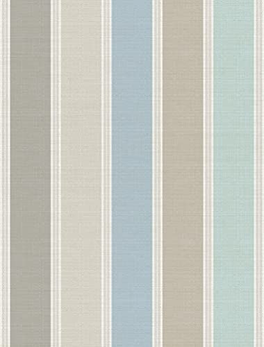 GOYAPRINT Papel Pintado Autoadhesivo para Pared Muebles Cocina Dormitorio Vinilo Decorativo 40x250cm (Líneas Anchas)