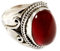 Goyal Juwelen Karneol Edelstein 925 Sterling Silber Band Ring Solide Alle Größen Männer Frauen Ring Silber Ring Geschenkartikel Statement Handgemachter Schmuck GESR207A (48 (15.3))