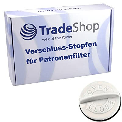 Trade-Shop Ersatz Schraube Stopfen Verschluss Kappe kompatibel mit Kärcher A 2654 Me, A 2656 X Plus, SE 4001, SE 4002, WD 2.200, WD 3.200, WD 3.300 M