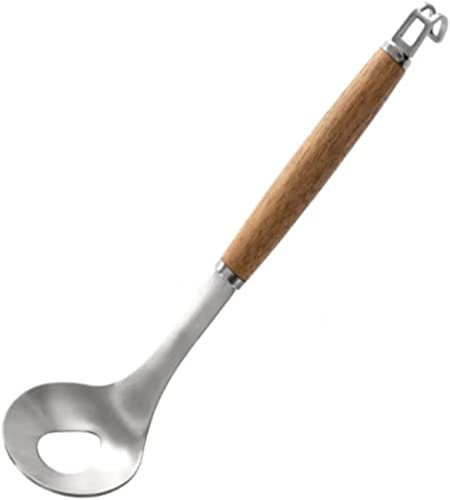Paletta in Acciaio Inossidabile, Cucchiaio for Polpette, Gadget da Cucina, Strumento for Polpette in Acciaio Inossidabile for Biscotti Paletta for Polpette for Cucina (Color : Silver, Size : 26x6.2cm)