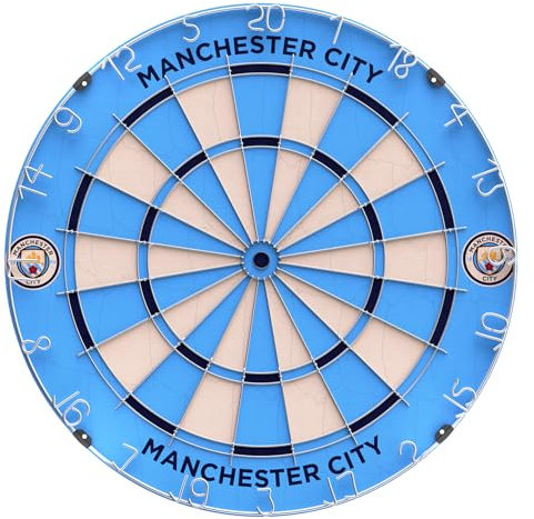 FOCO Offiziell lizenzierte Manchester City FC Dartscheibe