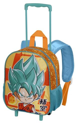 Dragon Ball Super-Zaino con Ruote Piccolo, Multicolore, 26 x 34 cm, Capacità 12,5 L