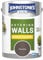 Johnstone's, Exterior Smooth Masonry Paint, Chocolate, Up to 15 Years Protection, Weather & Dirt Resistant, 60m² Coverage Per Tin, Dry in 1-2 Hours, 5L