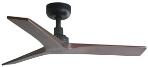 FARO BARCELONA 34278 - KLIM S Ventilador negro/nogal
