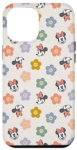 iPhone 12 Pro Max Disney Minnie Mouse Springtime Flowers and Happy Smiles Case