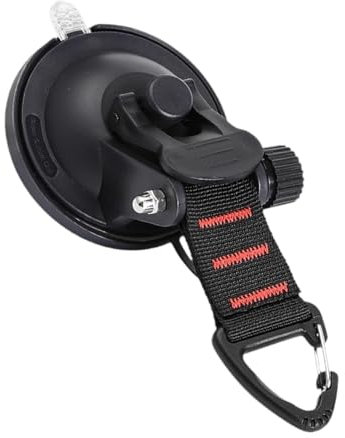 Amagogo Saugnapfhaken mit Sicherungshaken, verbesserter 10 kg Wandhaken, robuster Saugnapf für den Außenbereich, Zelt, Wohnmobil, Automarkise