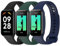 Wanme Cinturini per Redmi Smart Band 2 /Xiaomi Mi Band 8 Active, 3 Pezzi Cinturino Silicone Morbido Braccialetto Sportivo per for Redmi Band 2