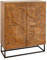 Riess Ambiente Massives Highboard Snake - 120cm - braun schwarz - Mangoholz Schlangen-Design