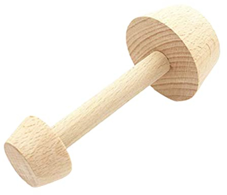 Dorccsi Tart Pastry Tamper Wooden Double Ended Egg Tarts Tamper Mold DIY Baking Tool for Kitchen Wood Tamper DIY Baking Tamper Pastry Tamper