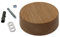 2x Abdeckdose Holz Eiche Ø 85x28 mm mit Zubehör – Verteilerdose für Decke & Wand – mit Schraube, Dübel & 3-Loch-Aufhänger – braun