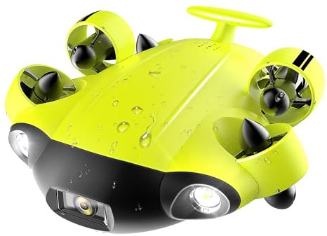 Underwater Drone with 4K UHD Camera, Omnidirectional Movement, VR Headset Control for Real-Time Diving Exploration and Fishing