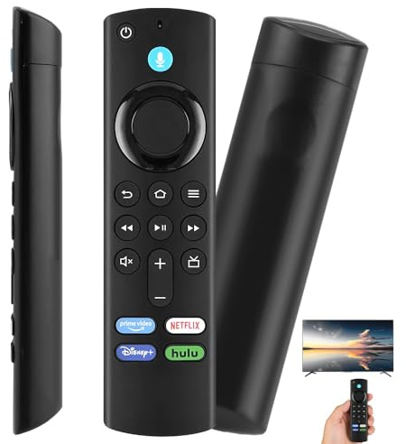 Replacement Voice Remote Control for AMZ Smart TV 4k, 2nd Gen, 3rd Gen, Replacement Remote Control with Voice Control Compatible with Firestick, Insignia, Pioneer TVs, Easy Setup Controller