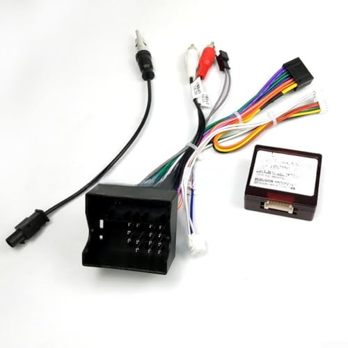 Solaughguy Für Opel-Radio-Stromkabel mit Canbus-Box, 12 V ABS-Kabelbaum-Adapter für Android-Navigationskopfeinheit, kompatibel mit Corsa Antara, Astra, Zafira