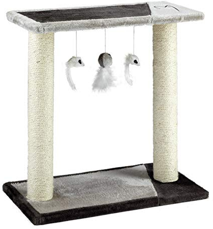 Gorpets Criss Cross Cat Scratcher, 60 cm, Black/ Grey