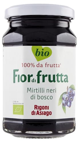Rigoni di Asiago Confettura Mirtilli Neri di Bosco, 250g