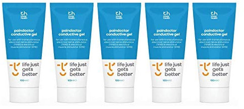 5X Conductive Gel for use with Pain Doctor and TENS Machines - 100ml Tube.