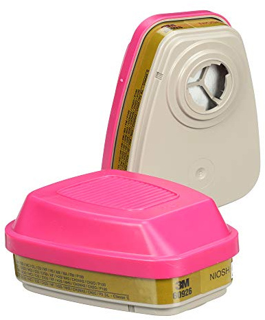 3M 60926 Multi Gas, Vapor Cartridge, Filter, P100 (2 Pack)