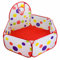Amison - Piscine à balles Pop-up hexagonale - Motif pois multicolores - Sans les balles