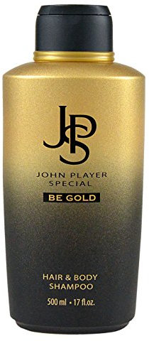 John Player Special JPS BE GOLD Hair & Body Shampoo, 1er Pack (1 x 500 ml)