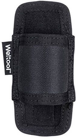 Weltool FH3 Schwarz Open Top Compact Taschenlampe Halter Gürtel Tragetaschen für MAGLITEML300, 2-6 Cell D Series MAGCHARGER Rechargeable